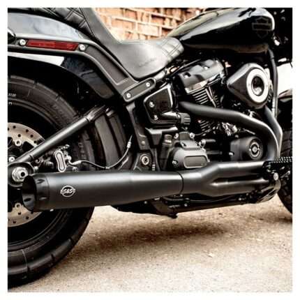 Buy S&S Cycle 50-State Superstreet 2-Into-1 Exhaust System For Harley Softail 2018-2024 Online